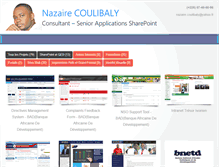 Tablet Screenshot of nazairecoulibaly.com